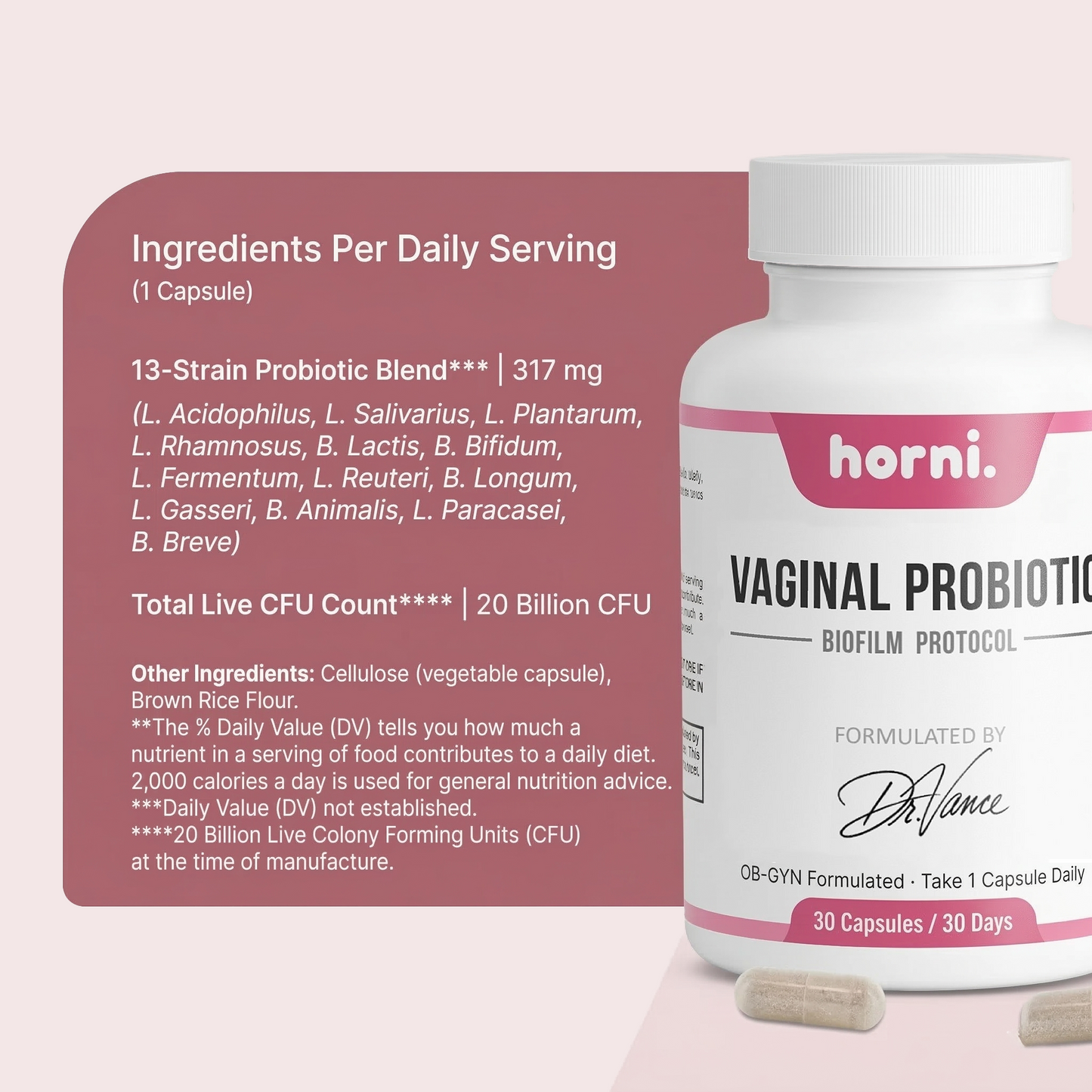 horni. Vaginal Probiotic